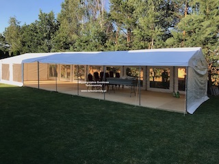 Wynajem namiotów na imprezę niespodziankę. Warszawa
