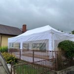 Namiot 4x8 m na piknik, festyn i targi plenerowe – przestronne zadaszenie do wynajęcia, Warszawa