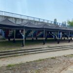 Namiot pawilon 3x6 m, składana rama aluminiowa, ochrona gości na evencie firmowym – wynajem