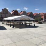 Namiot bankietowy 6x12 m na wesele i przyjęcie, 72 m2, wynajem z dowozem w plenerze