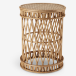 Lekki stolik bamboo do strefy chillout na festyn, urodziny i piknik w plenerze – wynajem