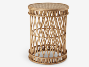 Lekki stolik bamboo do strefy chillout na festyn, urodziny i piknik w plenerze – wynajem